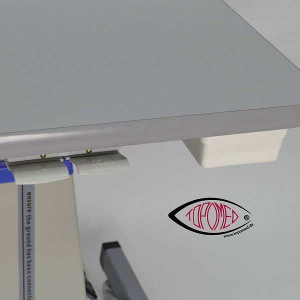 Tisch - Instrumententisch symmetrisch TOPOMED Mod. TST-3800 - für Optiker und Augenarzt