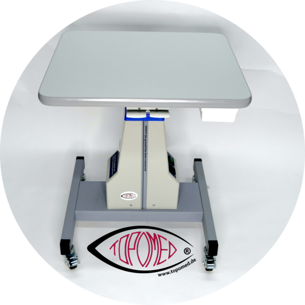 Tisch - Instrumententisch TOPOMED Mod. TST-3800 - gebraucht - für Optiker und Augenarzt