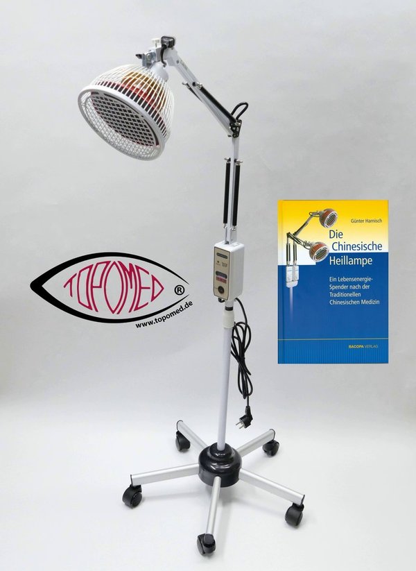 Infrarot Wärme-Therapielampe TOPOMED Mod. TDP-1200AF inkl. Buch "Die Chinesische Heillampe"